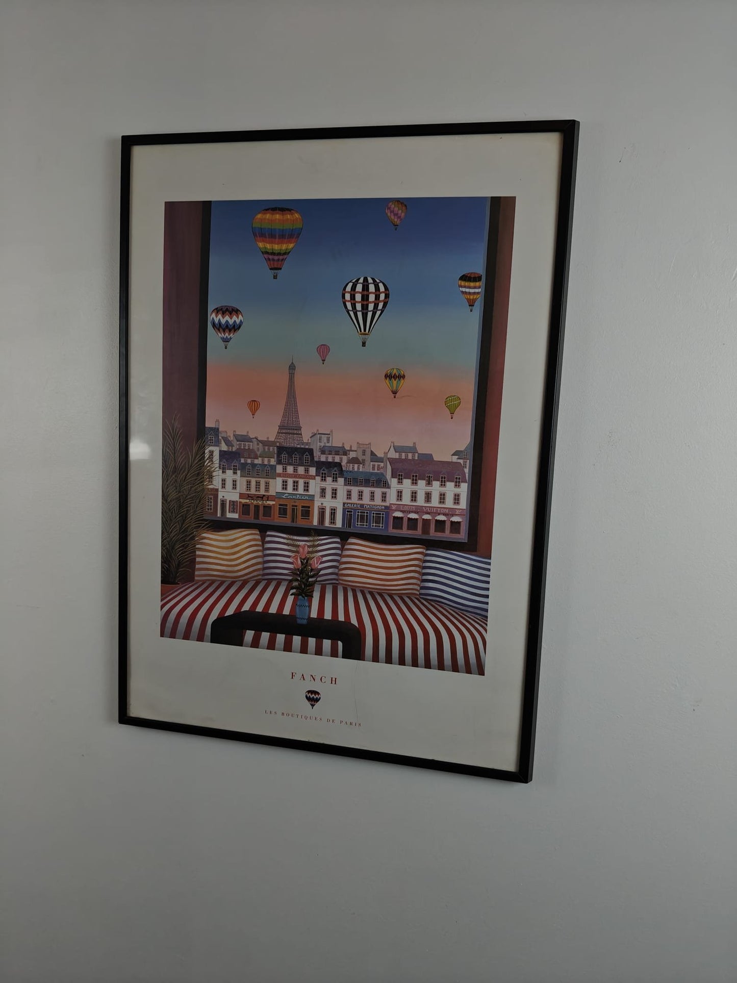 Fanch – “Les Boutiques de Paris” – Framed Poster