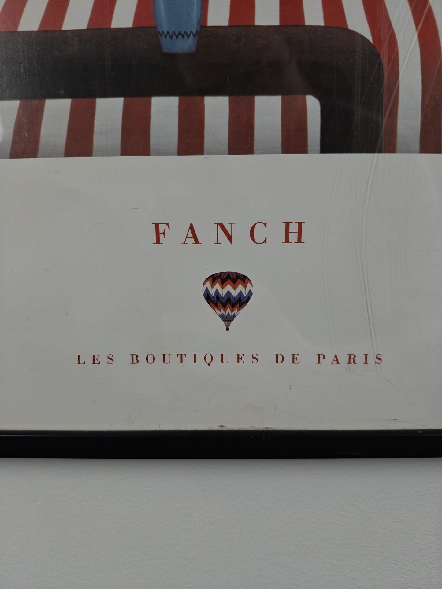 Fanch – “Les Boutiques de Paris” – Framed Poster