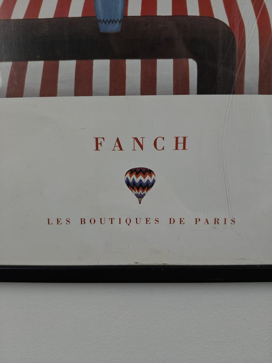 Fanch – “Les Boutiques de Paris” – Framed Poster