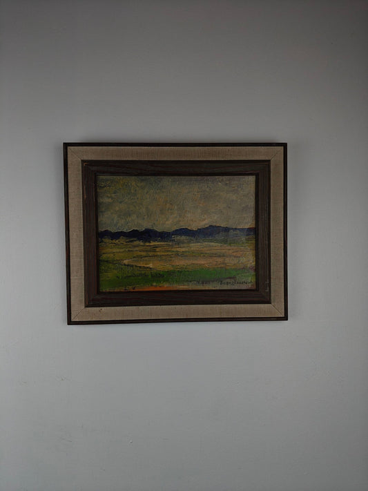 Fredrik Lindkvist – Landscape – Signed Oil Painting on Panel