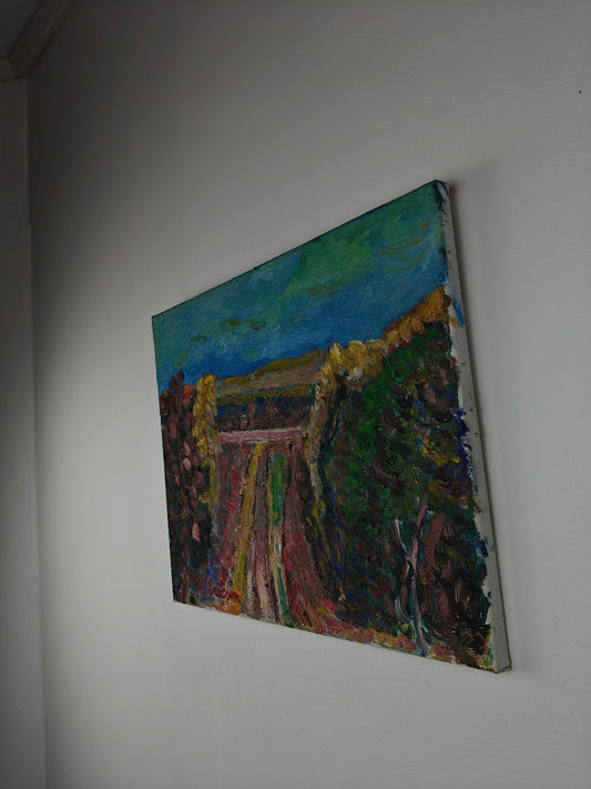 “Landscape, Orust” — Expressionist Oil Painting by H. Ericson (W081)